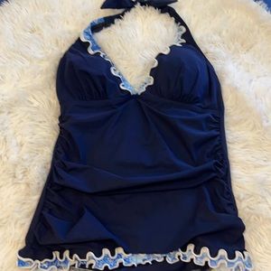 Profile By Gottex Tankini Top New Navy Halter